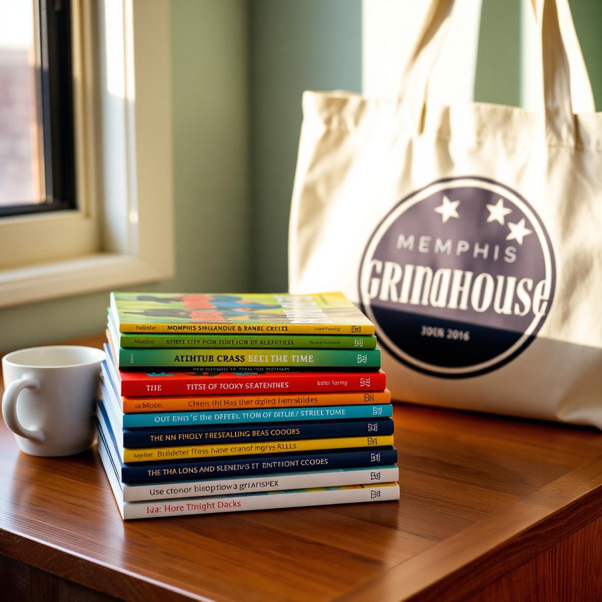 Books being distributed to elementary students through the 901Fund literacy program